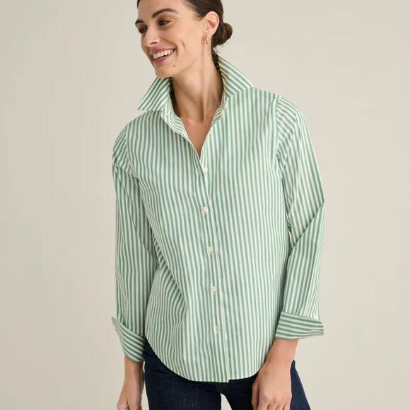 UNTUCKit Tops - Untuckit Women's Green Shirt